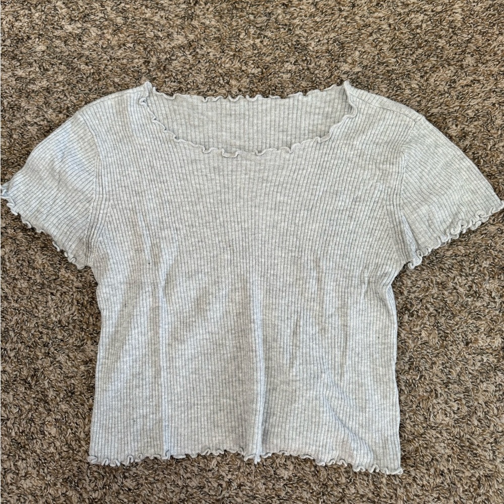 Brandy Melville ruffle top